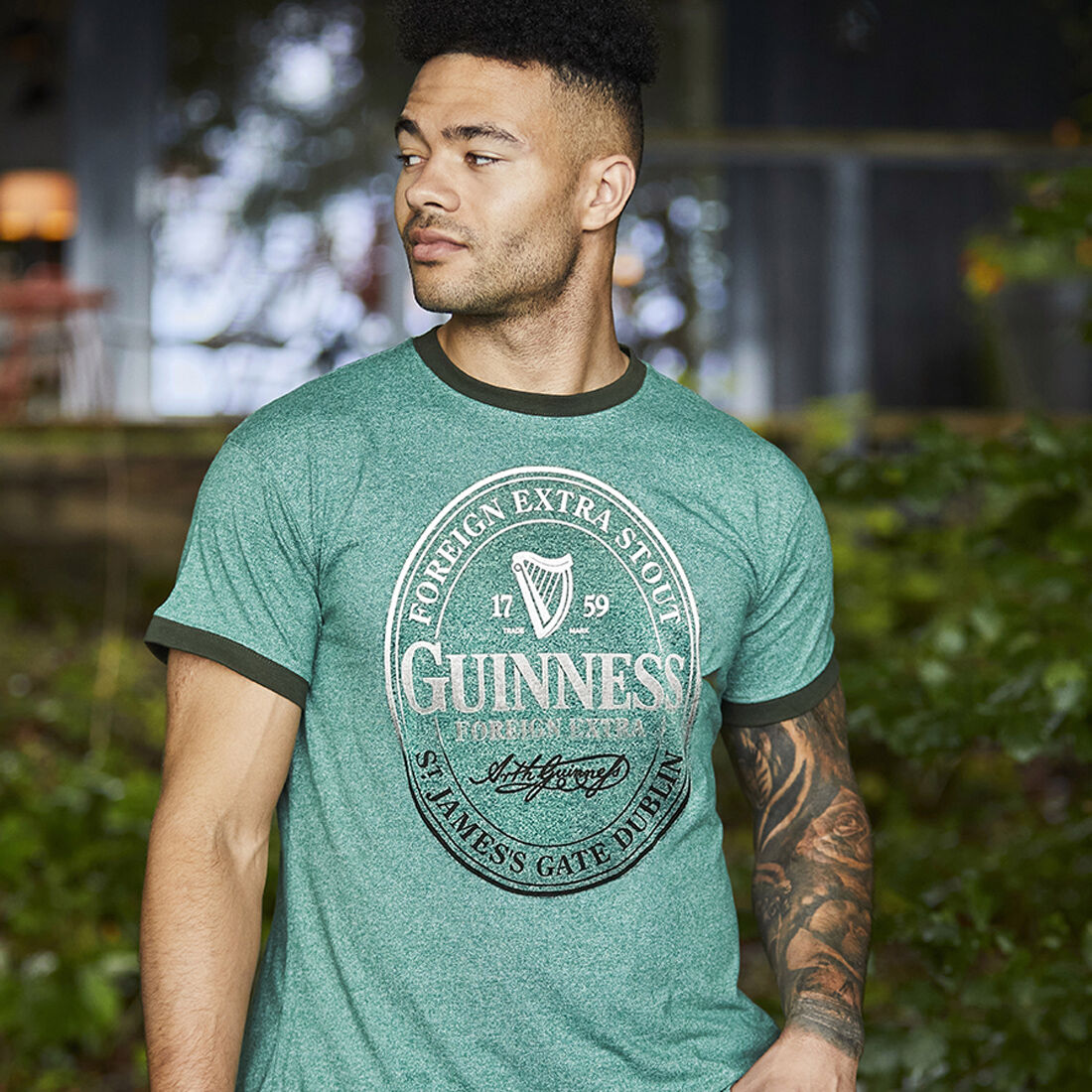 Guinness Men's Green Grindle T-shirt