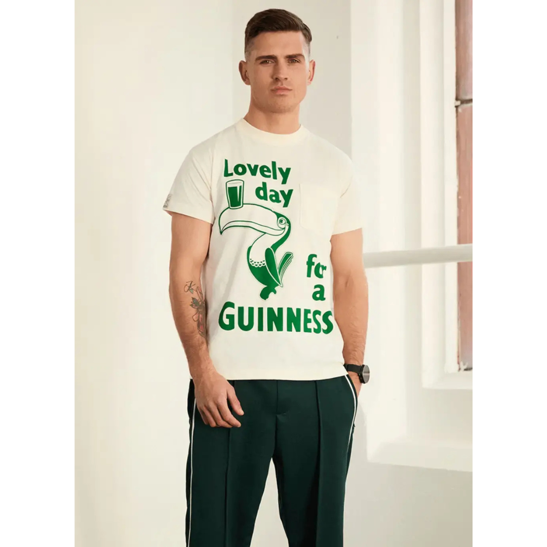 Mens Lovely Day for a Guinness T-Shirt Cream