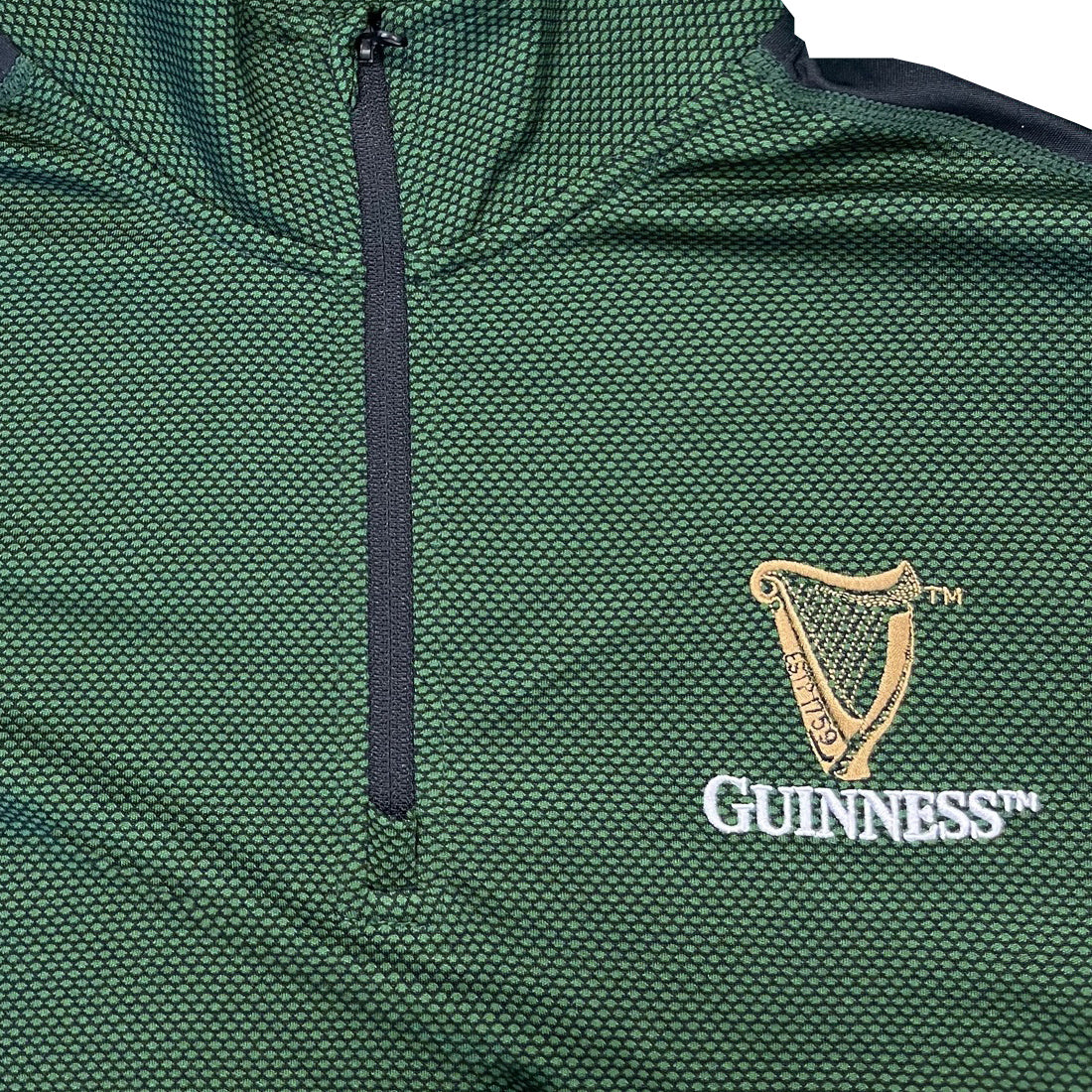 Mens Guinness 1759 Quarter Zip Performance Top