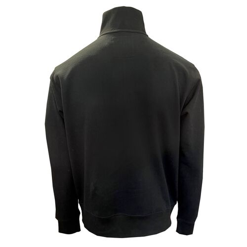 Mens Guinness Quarter Zip Sweatshirt Black