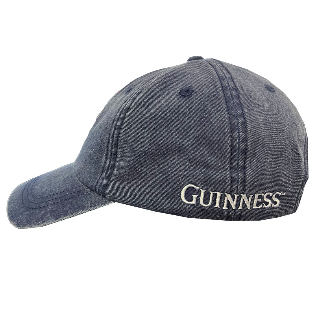 Guinness Harp Washed Baseball Cap Denim