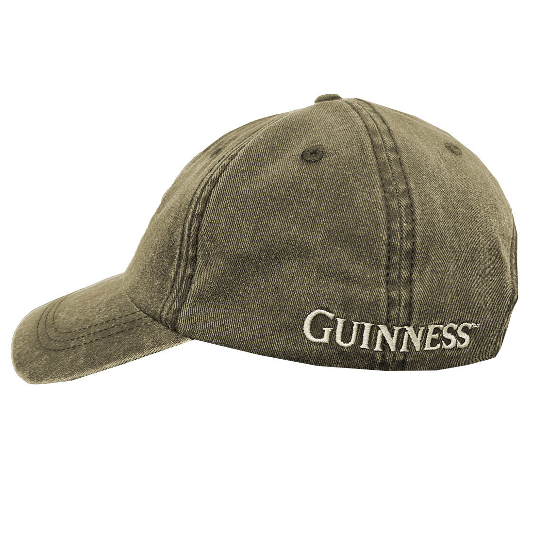 Guinness Harp Washed Baseball Cap Bottle Green