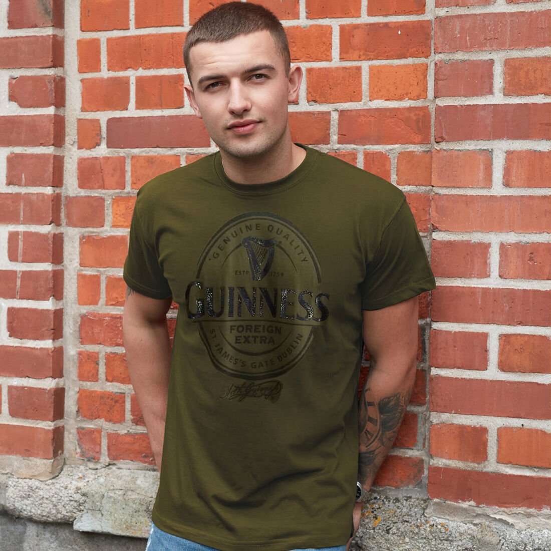 Guinness Khaki Foreign Extra Stout T-Shirt