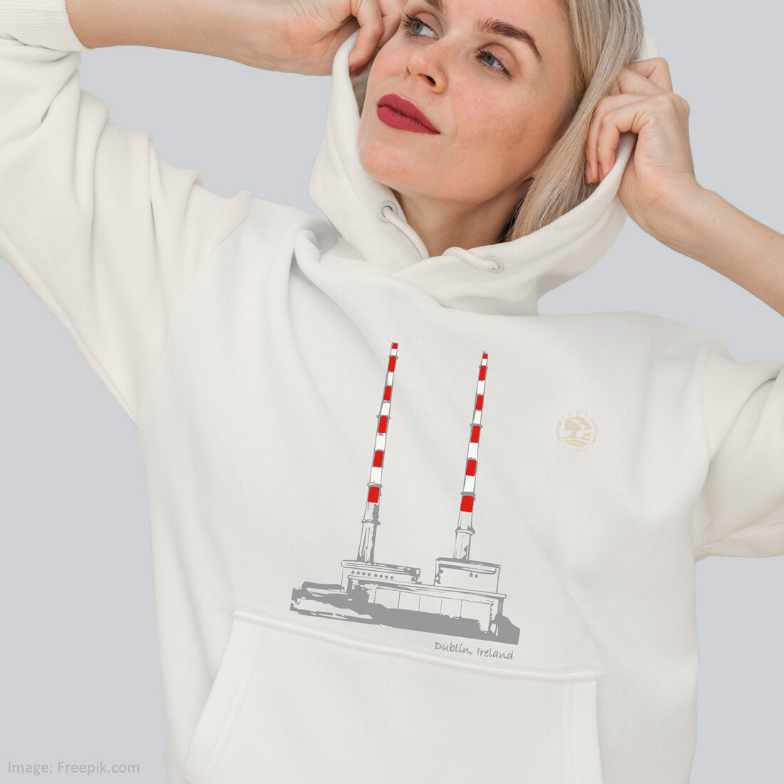 Green Island Cream Poolbeg Unisex Hoodie