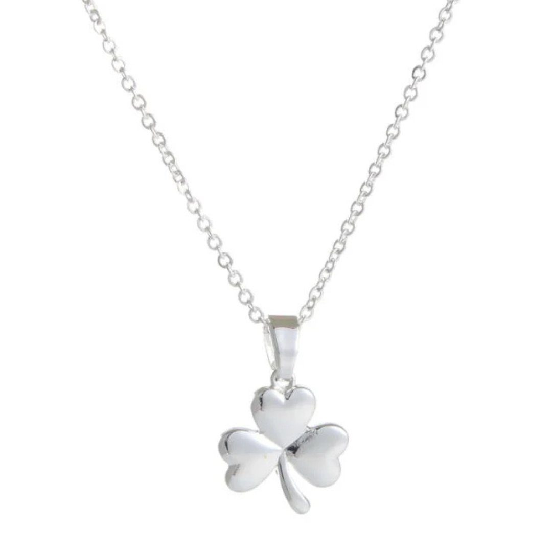 Grá Collection Silver Plated Shamrock Necklace