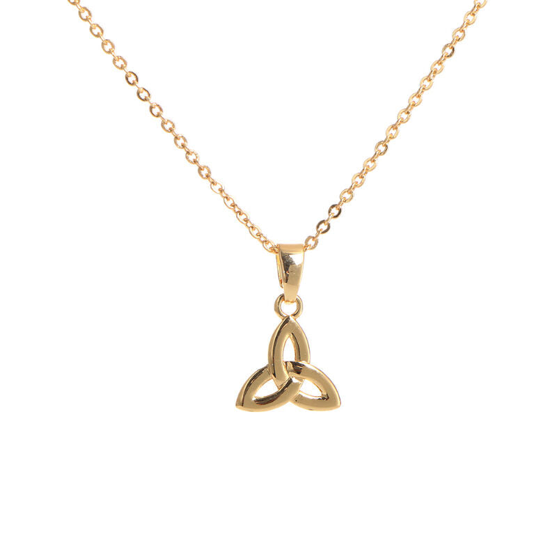 Grá Collection Gold Plated Trinity Knot Necklace