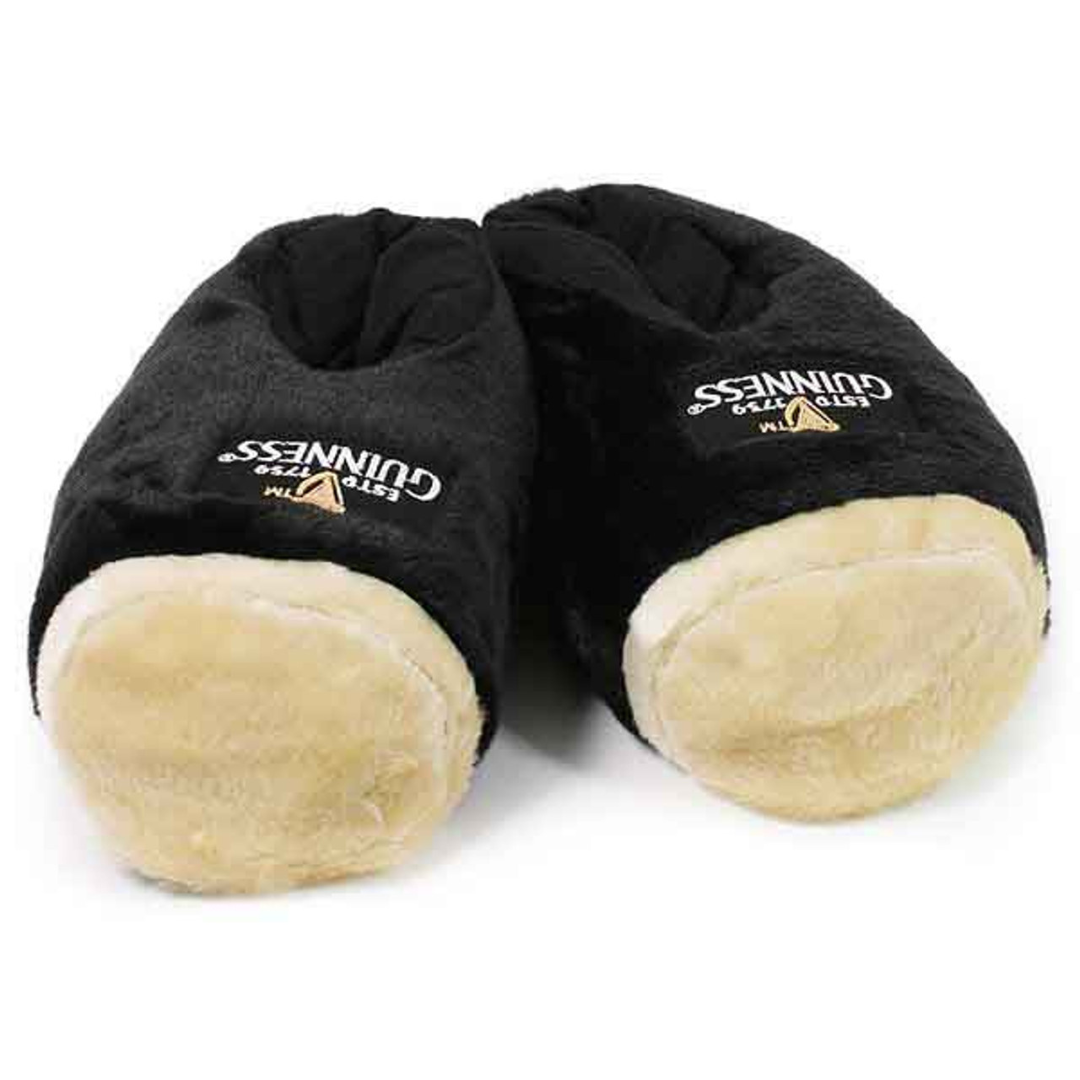 Guinness Black Giant Pint Slippers With Signature Emblem