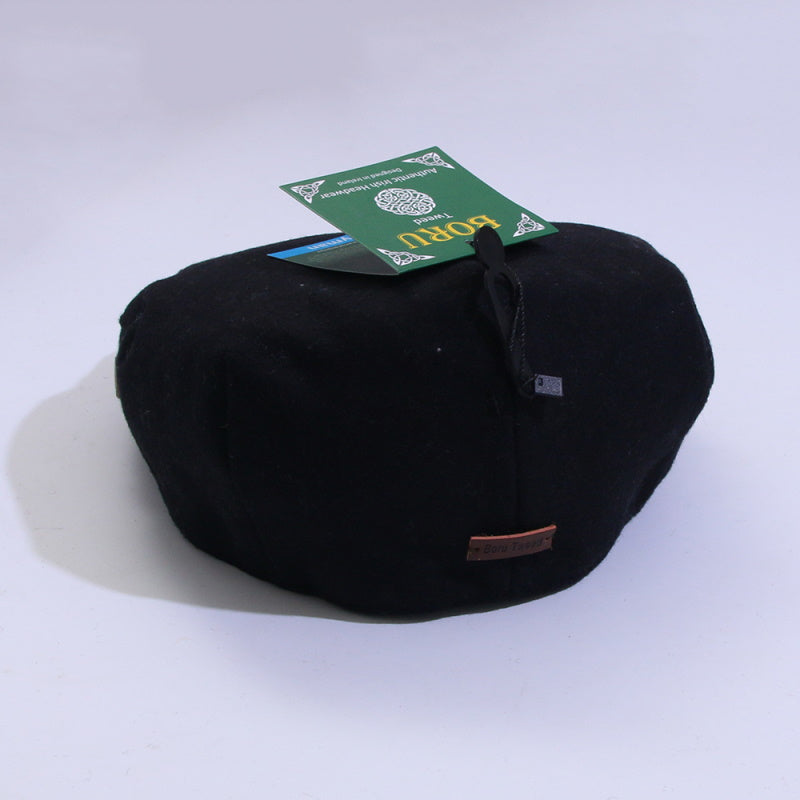 Mens Tweed Countryman Black Hat