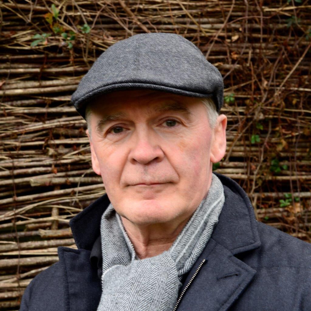 Mens Tweed Hat Herringbone Grey