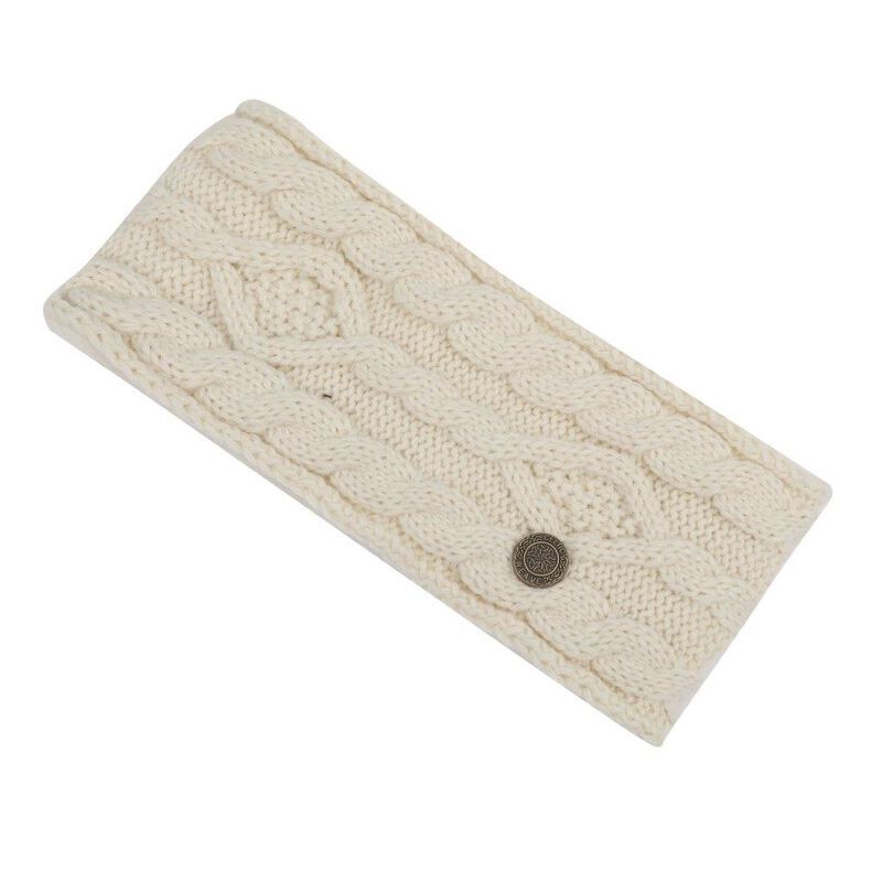 Celtic Weave Headband Cream
