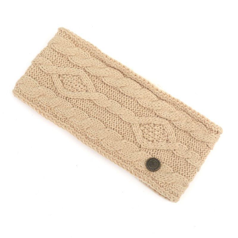 Celtic Weave Headband Oatmeal