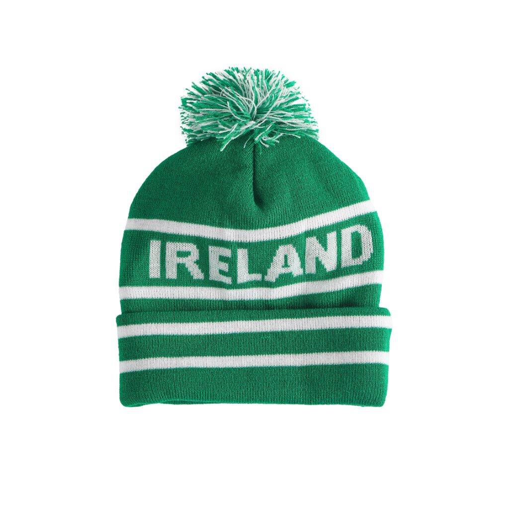 Ireland Supporters Green Bobble Hat