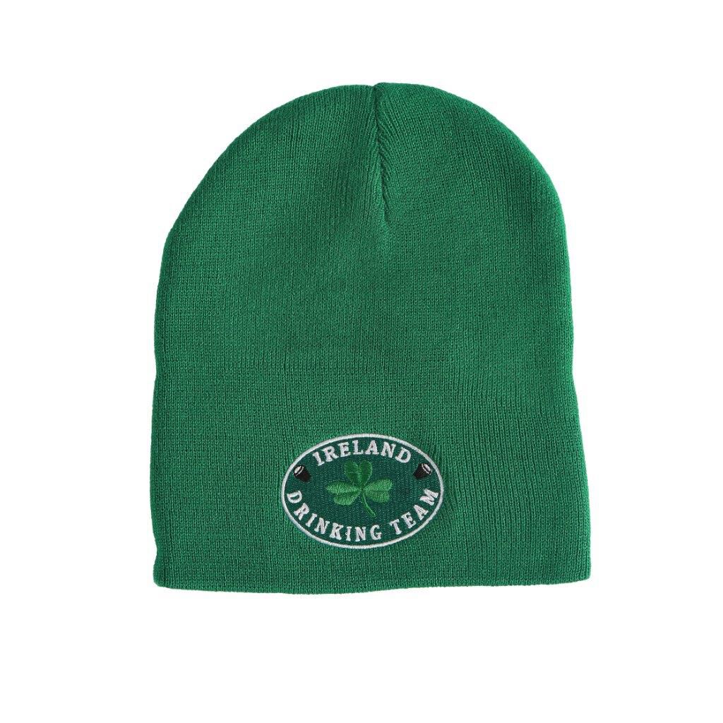 Ireland Drinking Team Beanie Hat Green