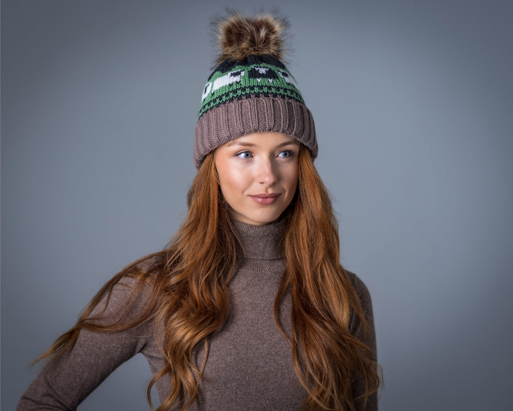 Sheep Pom Pom Hat Mushroom