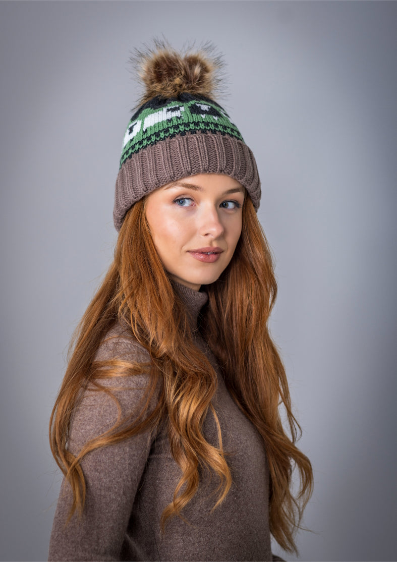 Sheep Pom Pom Hat Mushroom