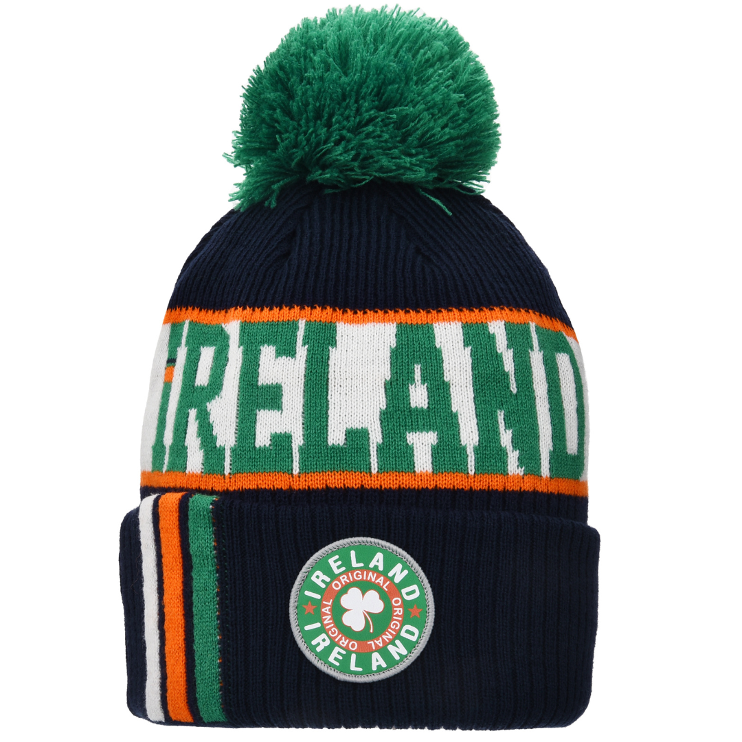 Beanie Hat With Pom-pomblack