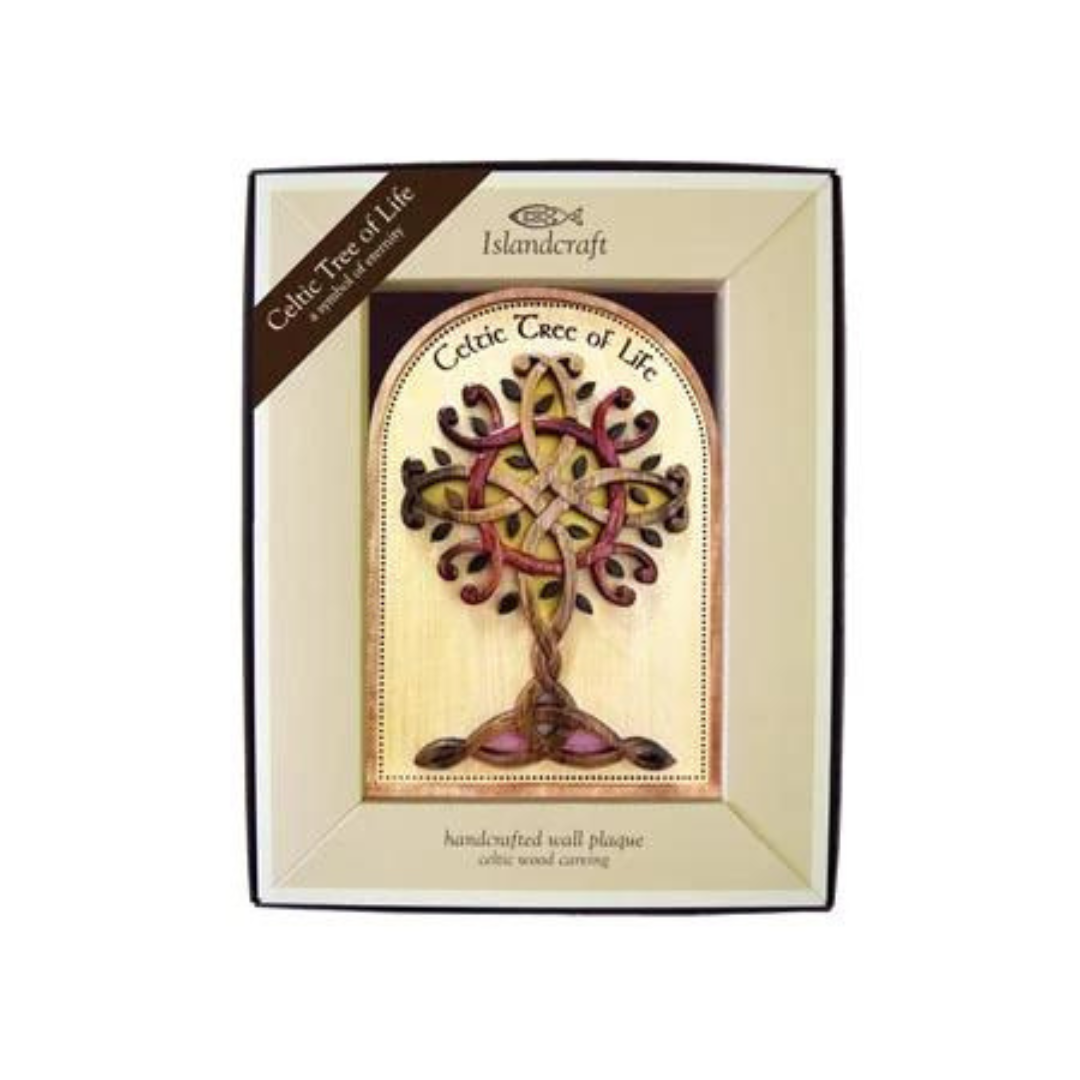 Celtic Tree Of Life Wooden Wall Plaque
