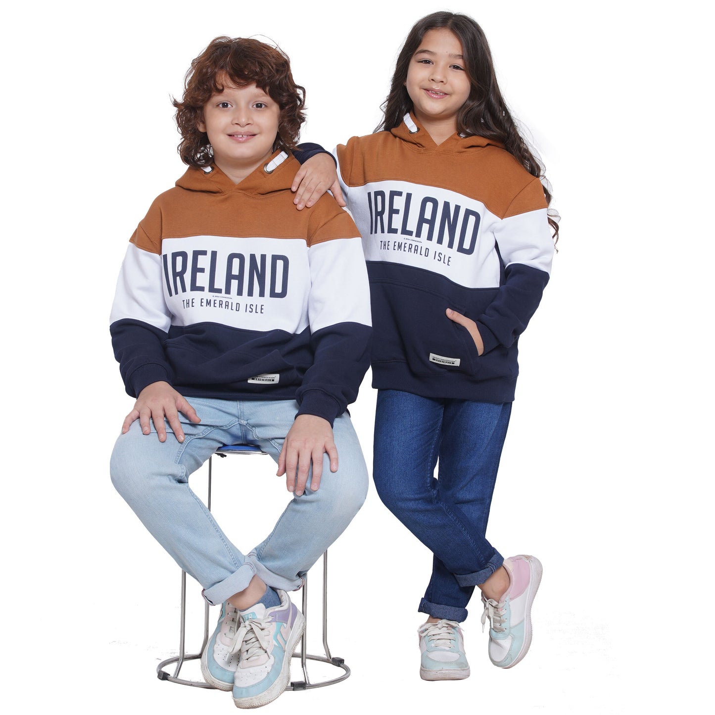 Kids Ireland Emerald Isle Colorblock Hoodie