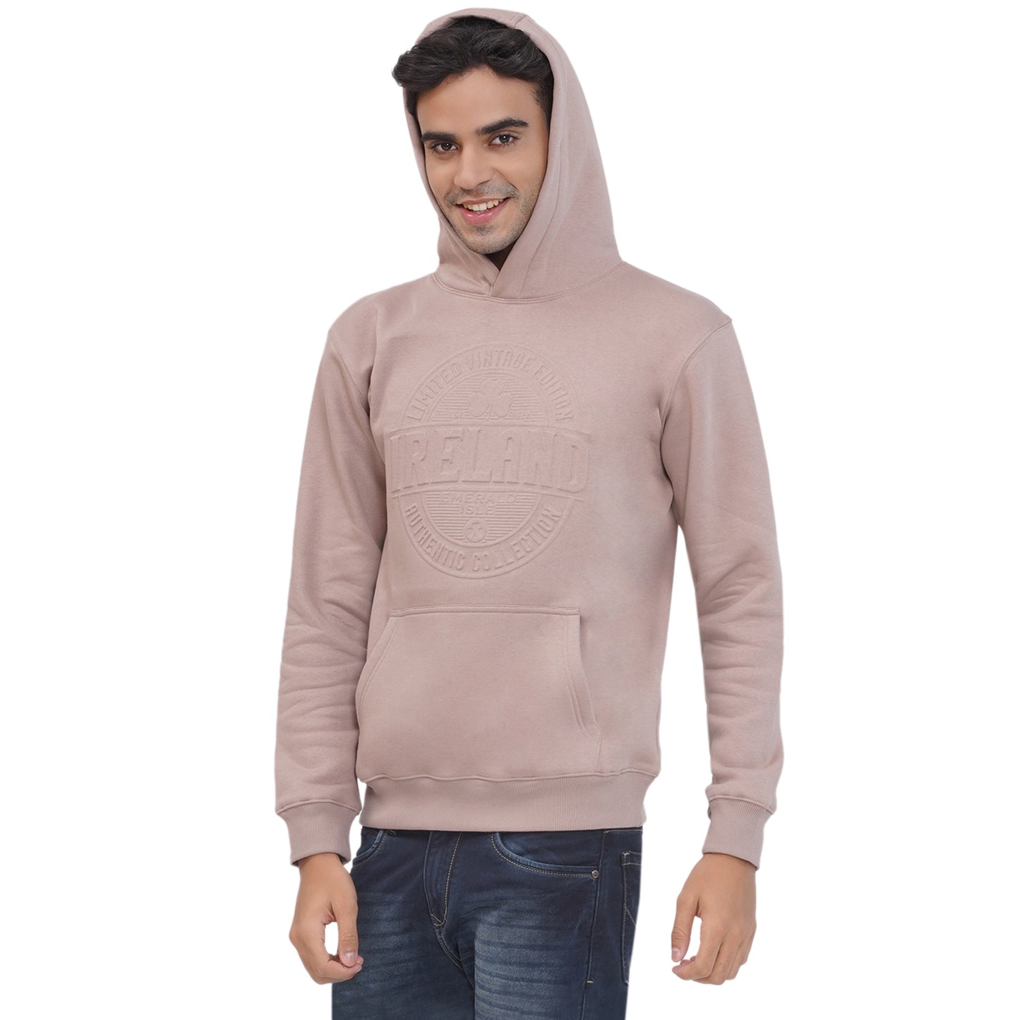 Unisex Ireland Limited Vintage Embossed Mushroom Hoodie
