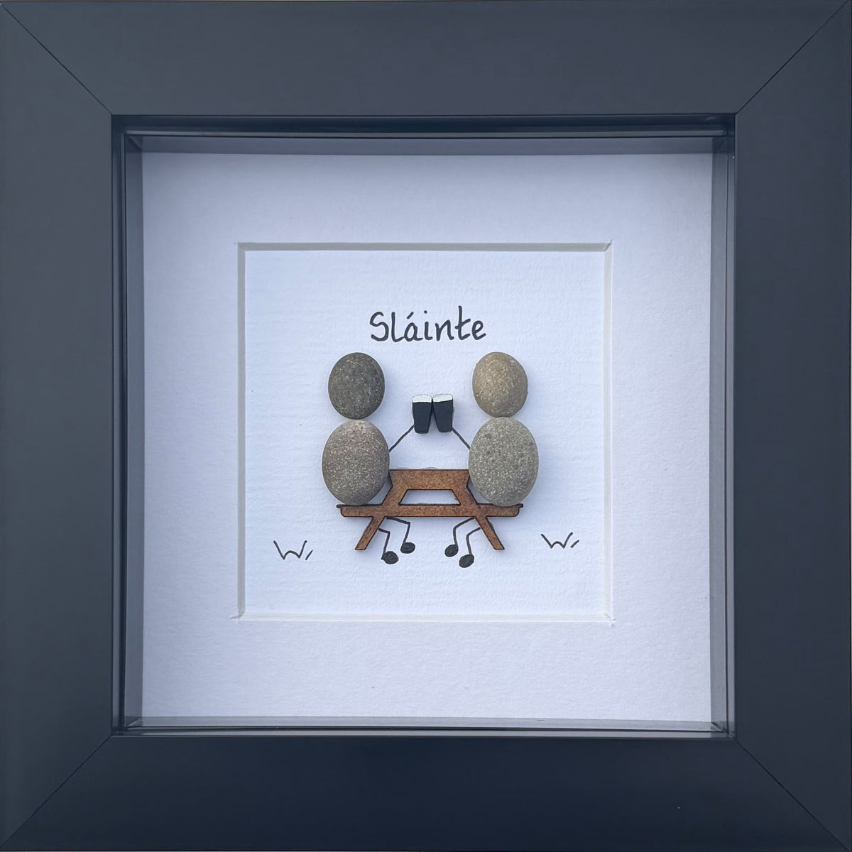 Sláinte Pebble Art
