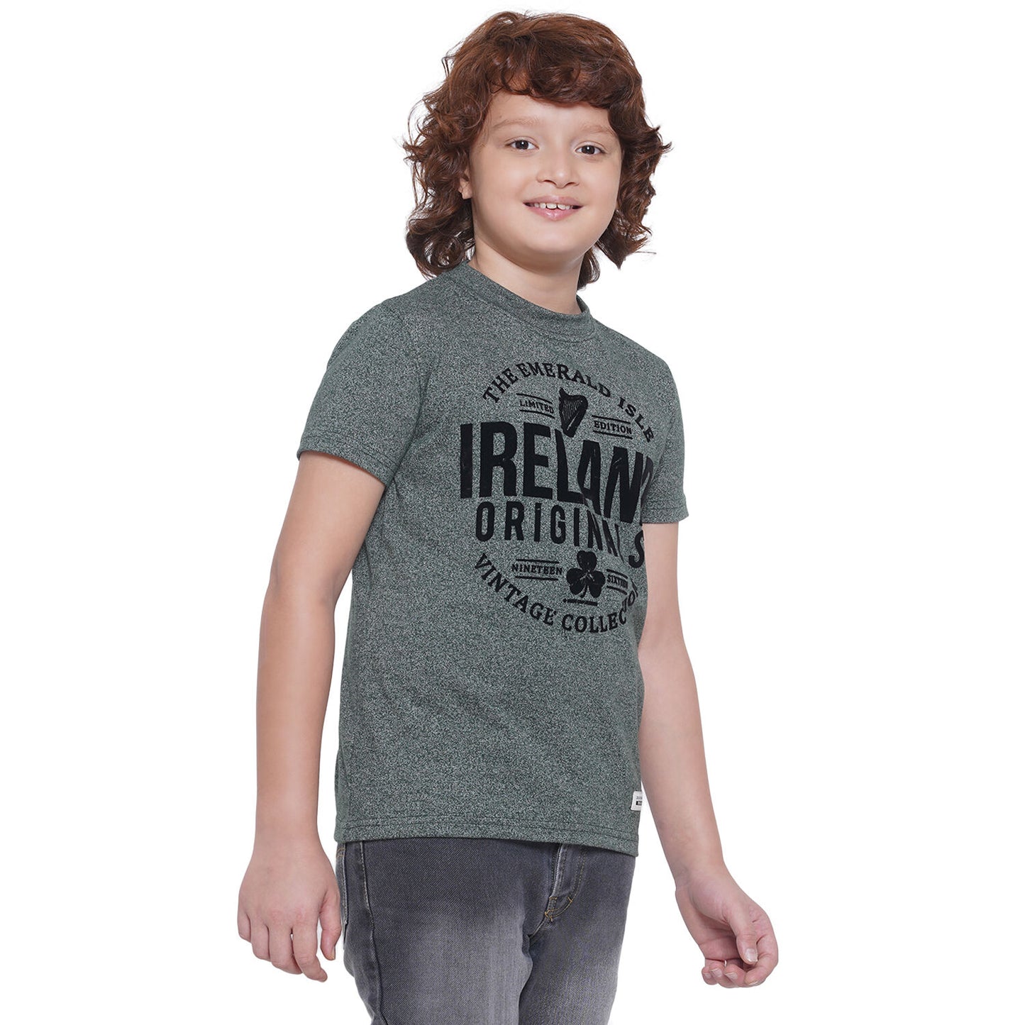 Kids Ireland Originals T-Shirt Green Grindle