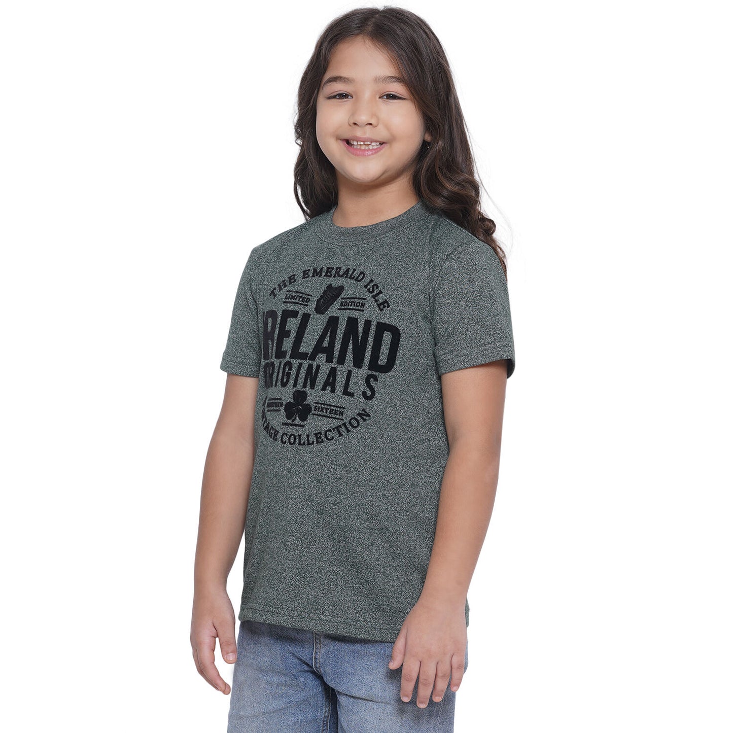 Kids Ireland Originals T-Shirt Green Grindle
