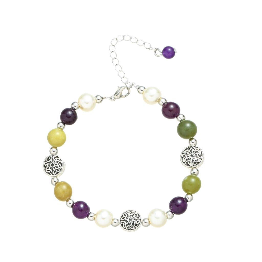 Trinity Knots Bead Bracelet