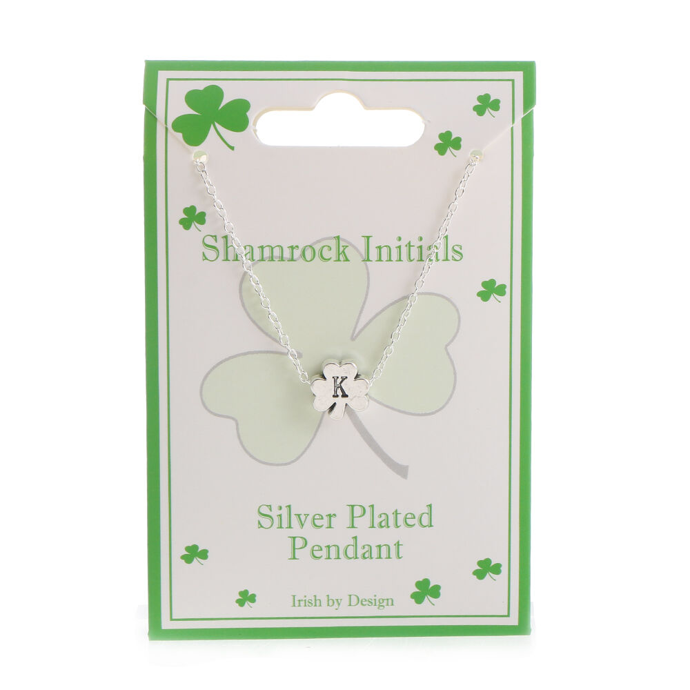 Shamrock Initial Necklace