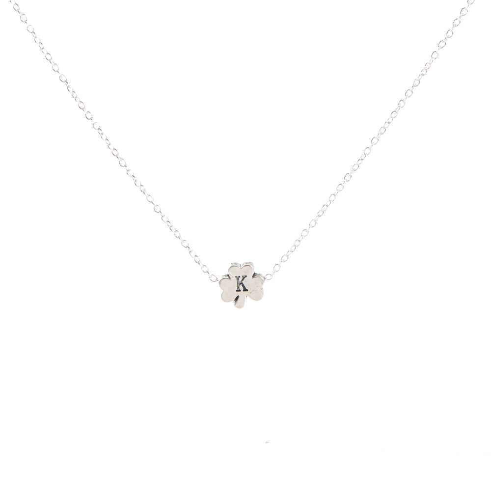 Shamrock Initial Necklace