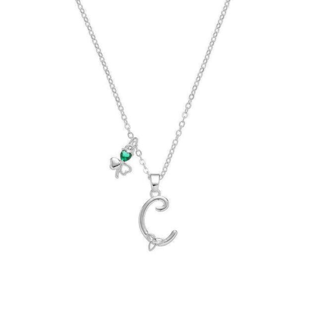 Grá Collection Silver Plated C Initial Necklace