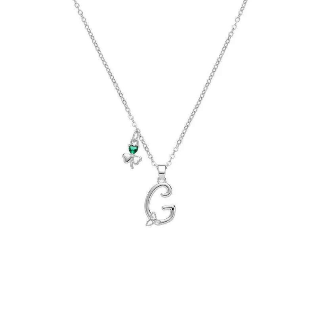 Grá Collection Silver Plated G Initial Necklace