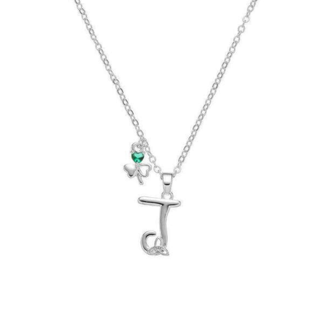Grá Collection Silver Plated J Initial Necklace