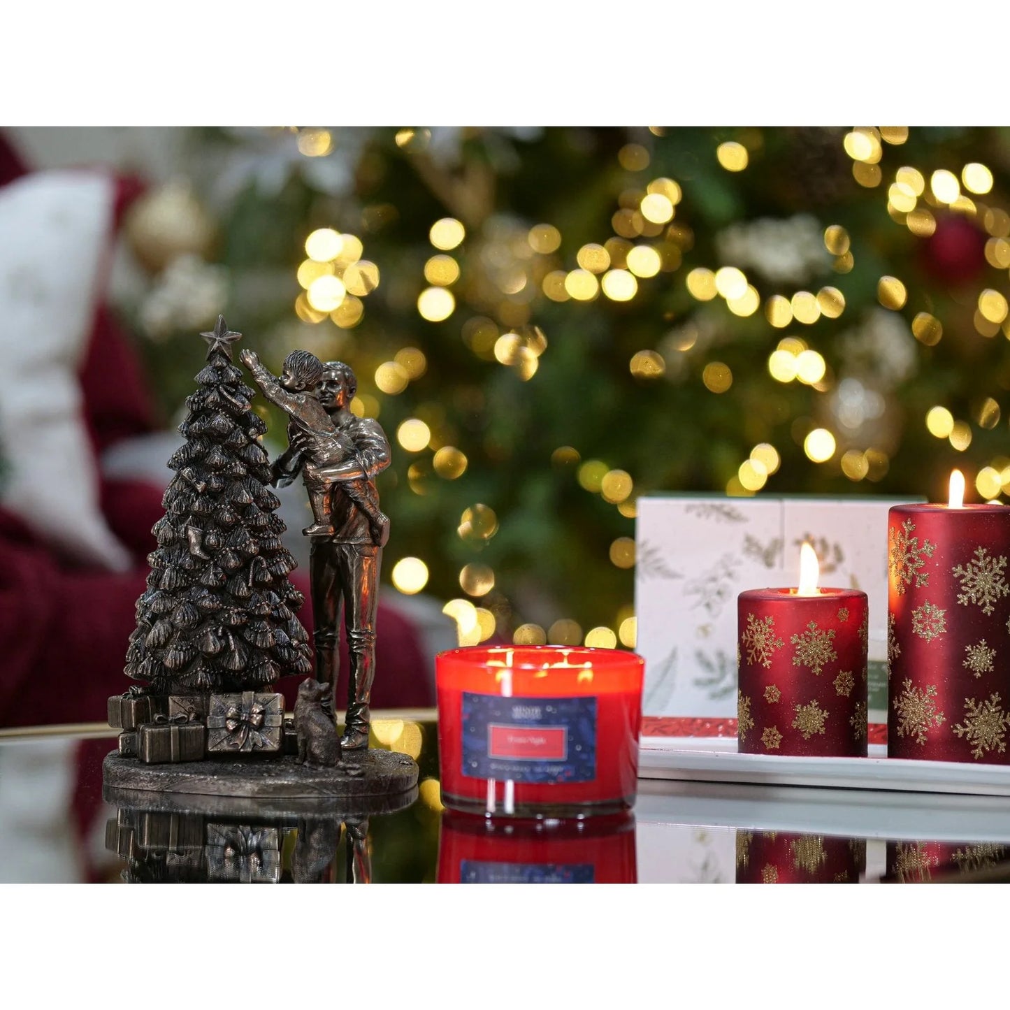 Christmas Star Bronze Statuette