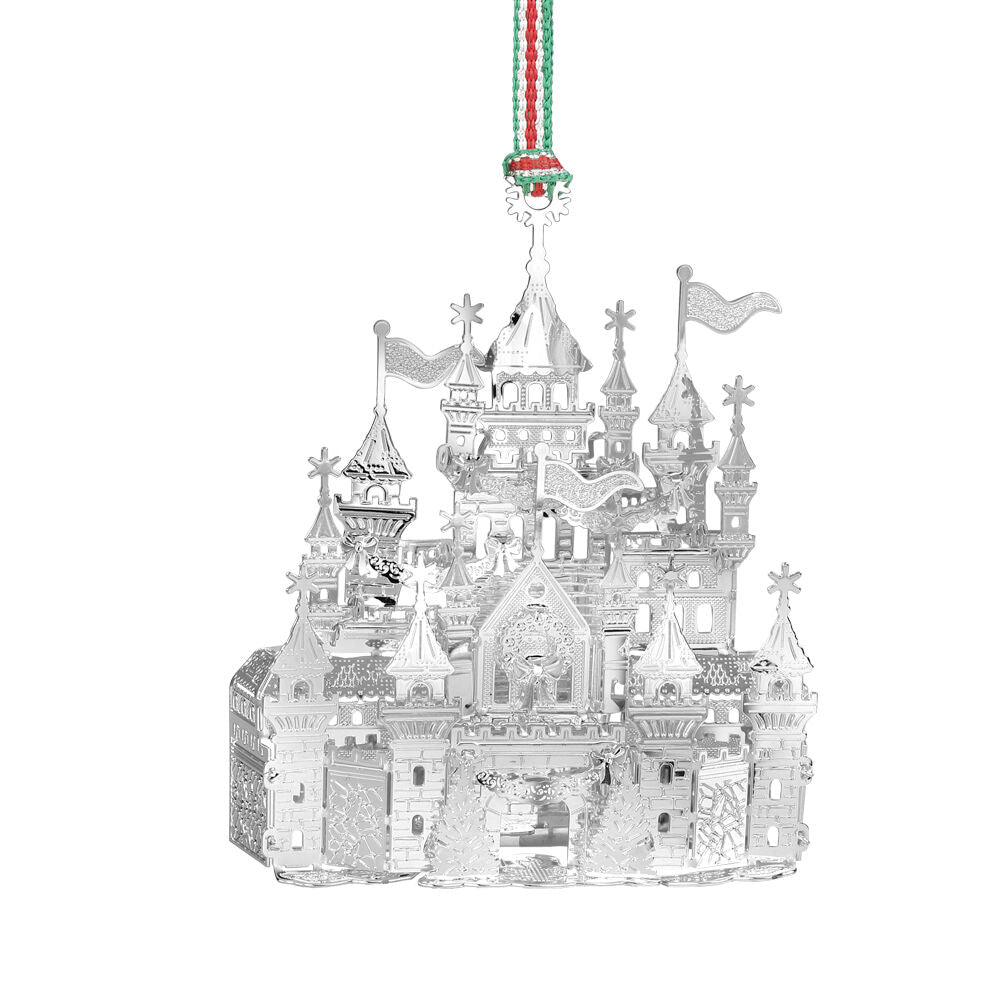 Castle Christmas Tree Ornament