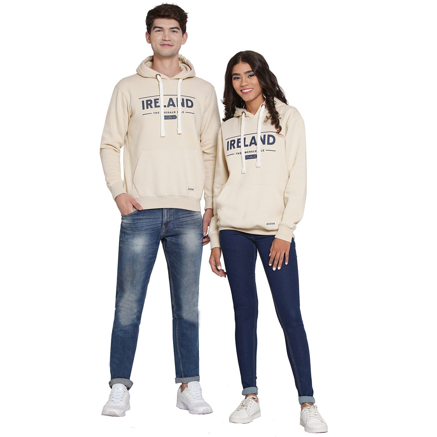 Ireland Republic Logo Unisex Hood Beige