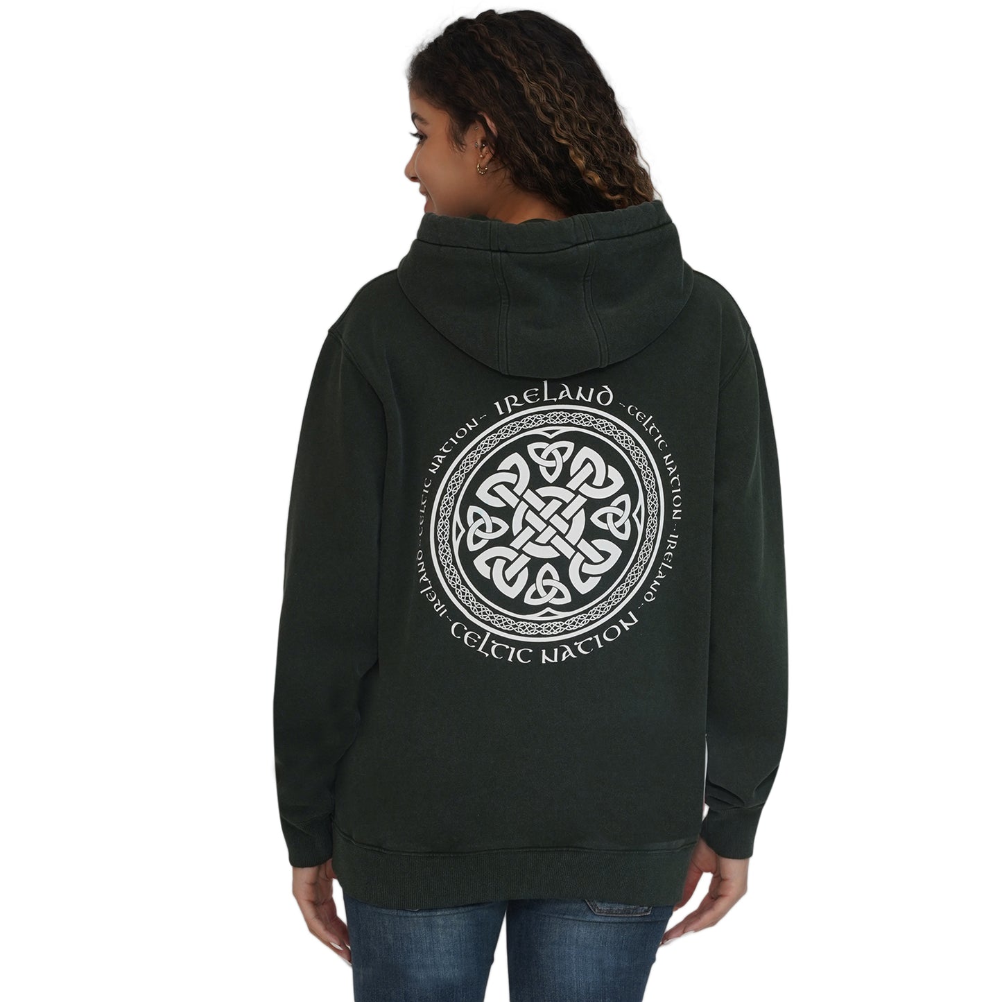 Unisex Ireland Celtic Nation Green Hoodie