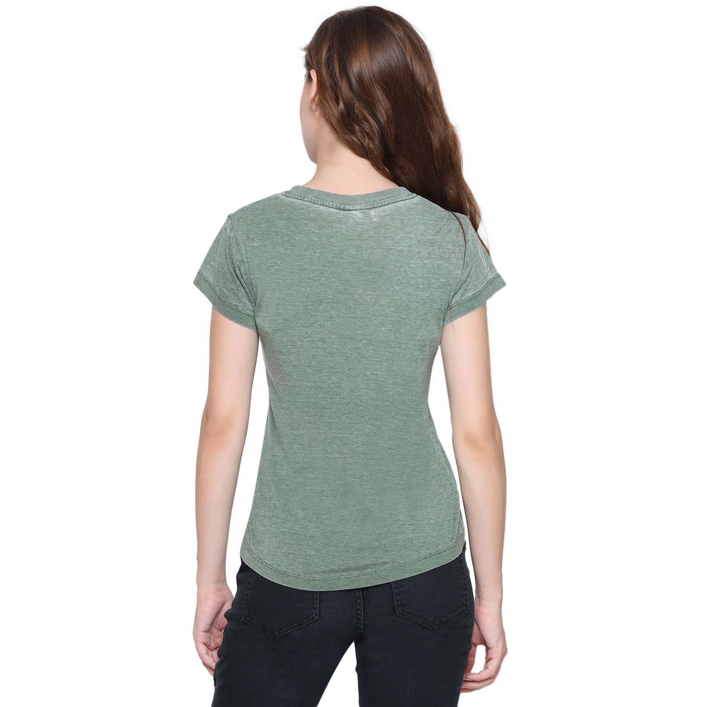 Limited Vintage Edition Ireland Ladies T-shirt Burnout Green