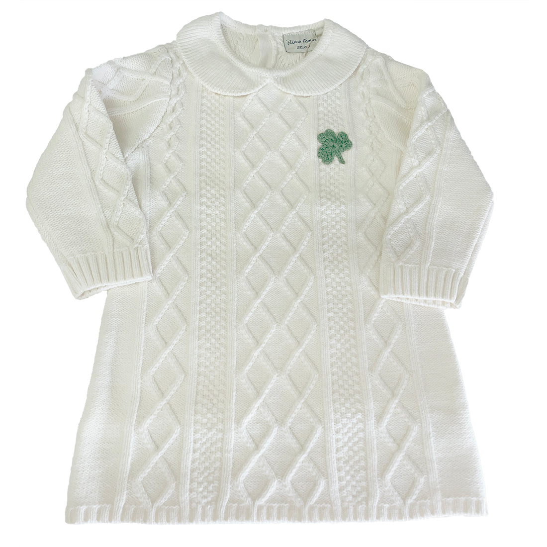 Kids Aran Shamrock Cream Dress