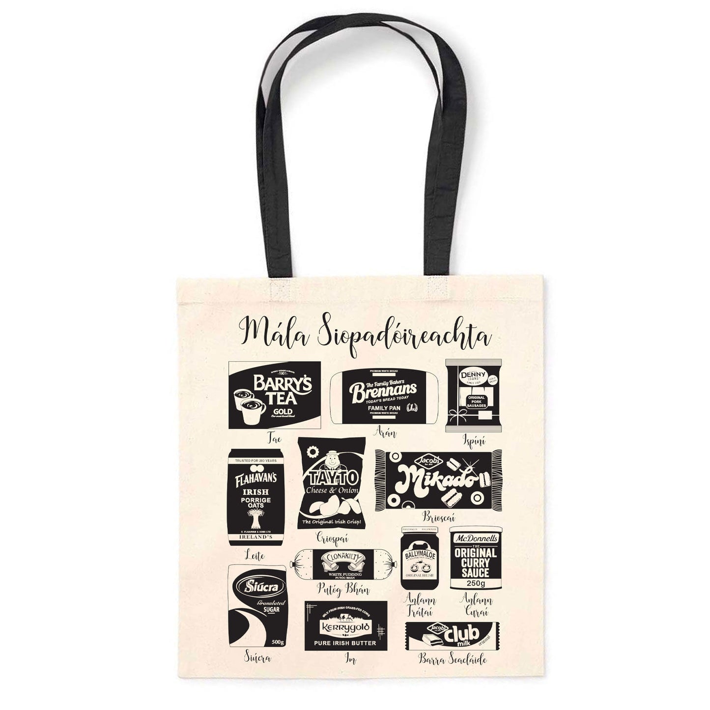 Prints Of Ireland Irish Groceries Tote Bag