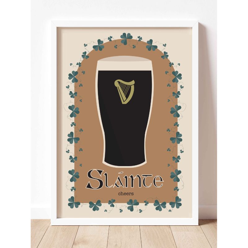 Prints Of Ireland Sláinte A5 Print