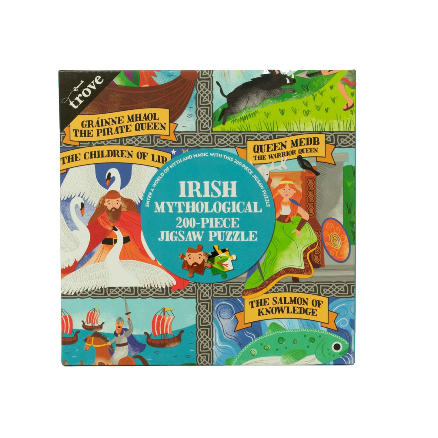 Kids Irish Mythological 200 Piece Jigsaw Puzzle