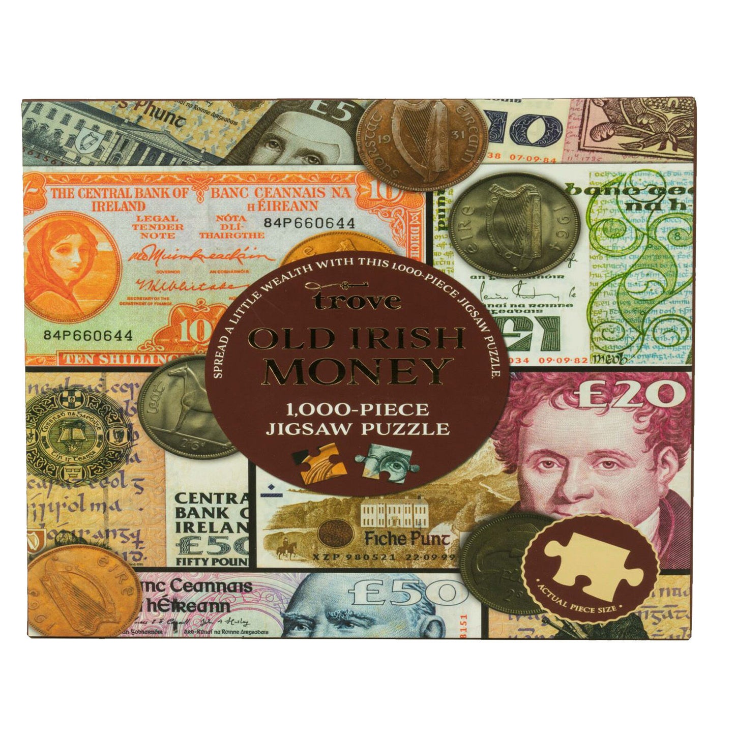 Old Irish Money 1000 Piece Adult Jigsaw Puzzle