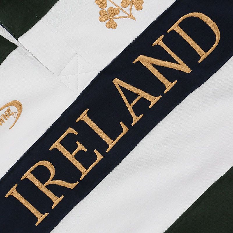 Ireland Short Sleeve Striped Rugby Shirt