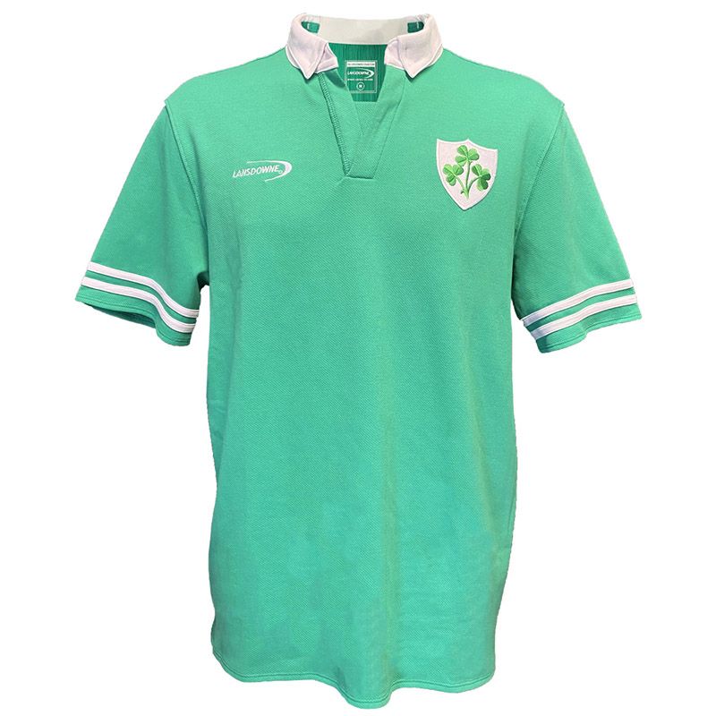 Landsdowne Ireland Shamrock Classic Green Polo Shirt