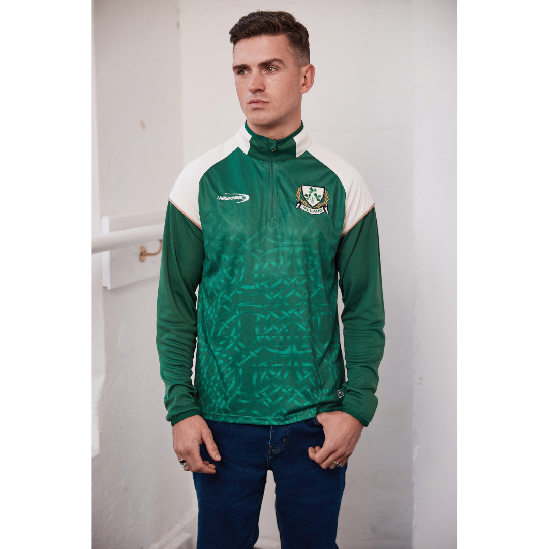 Mens Ireland Celtic Performance 1/4 Zip Top
