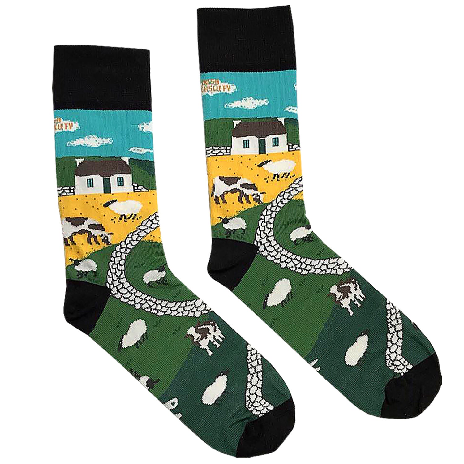 Landscape Socks Irish Countryside Design