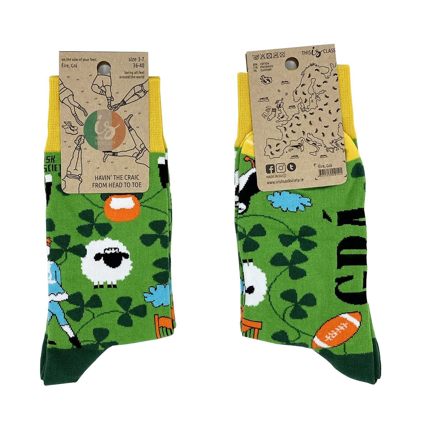 Irish Socksciety Grá Éire Socks