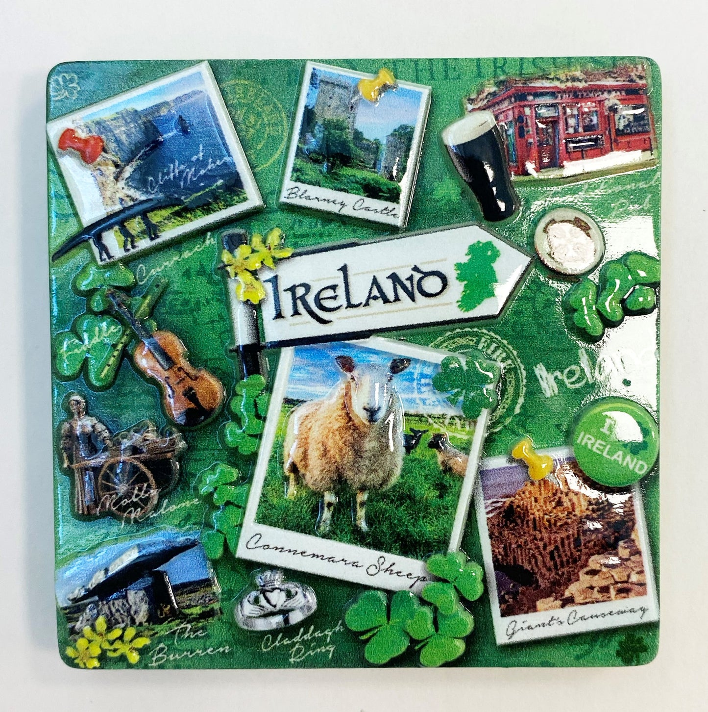 Ireland Printed Resin Magnet