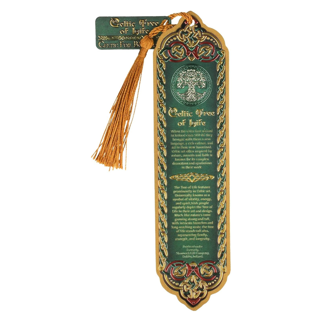 Celtic Tree of Life Foil Bookmark