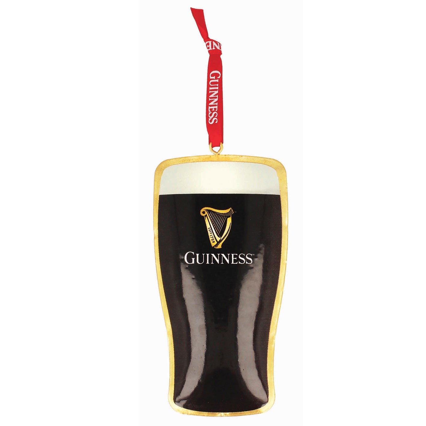 Guinness Pint Shaped Hanging Decoration